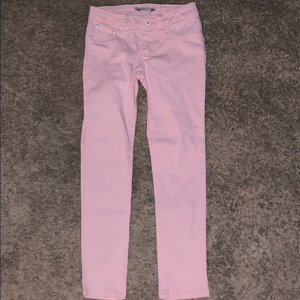 Girls baby pink pants